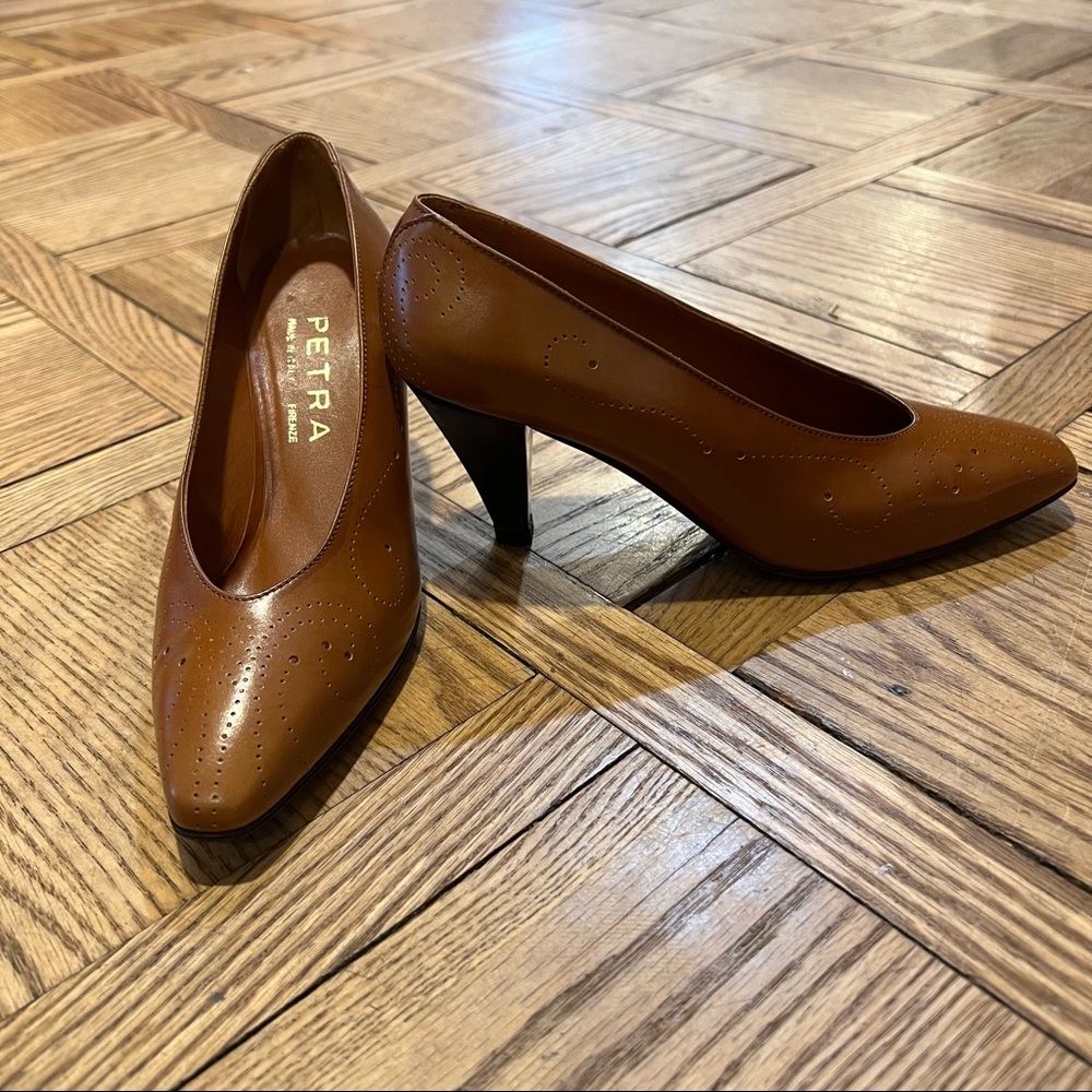 Vintage Brown Petra Firenze Heels